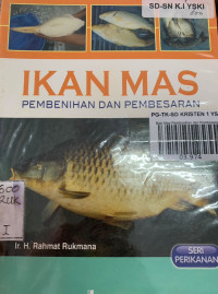 Image of Ikan Mas ; Pembenihan dan Pembesaran